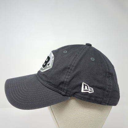 Birmingham Iron Football Slideback Hat Gray OSFA Embroidered New Era 9Twenty