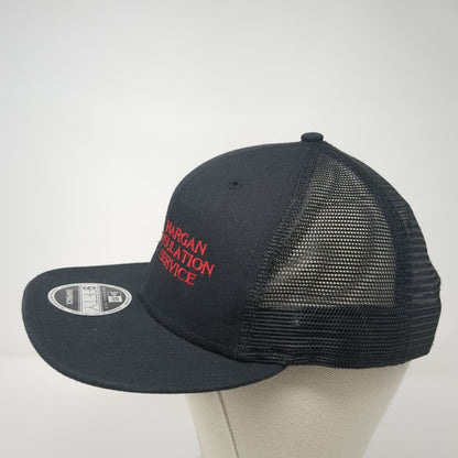 Hargan Insulation Service Trucker Hat Black OS Adjustable Mesh Back New Era