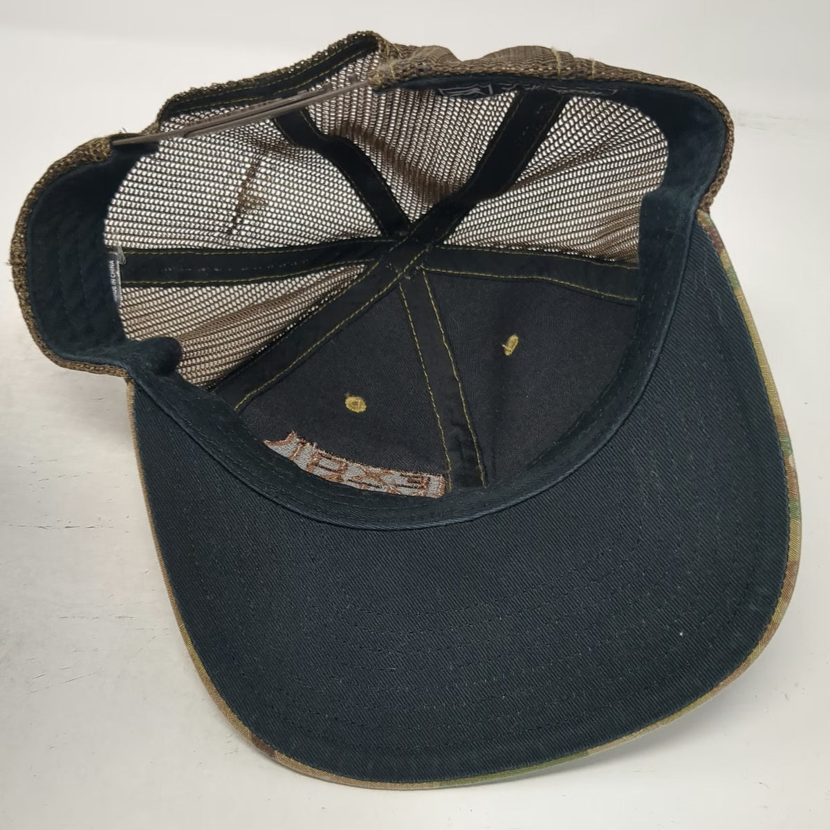 Richardson Trucker Hat Green Camo One Size Multicam Mesh Back Exo Mtn Gear hat