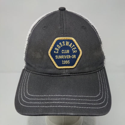 Cross Water Club Sunriver-OR 1995 Snapback Trucker Hat Gray M/L Richardson