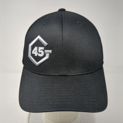G45 You're Halfway There Fitted Hat Black S/M Embroidered Port Authority
