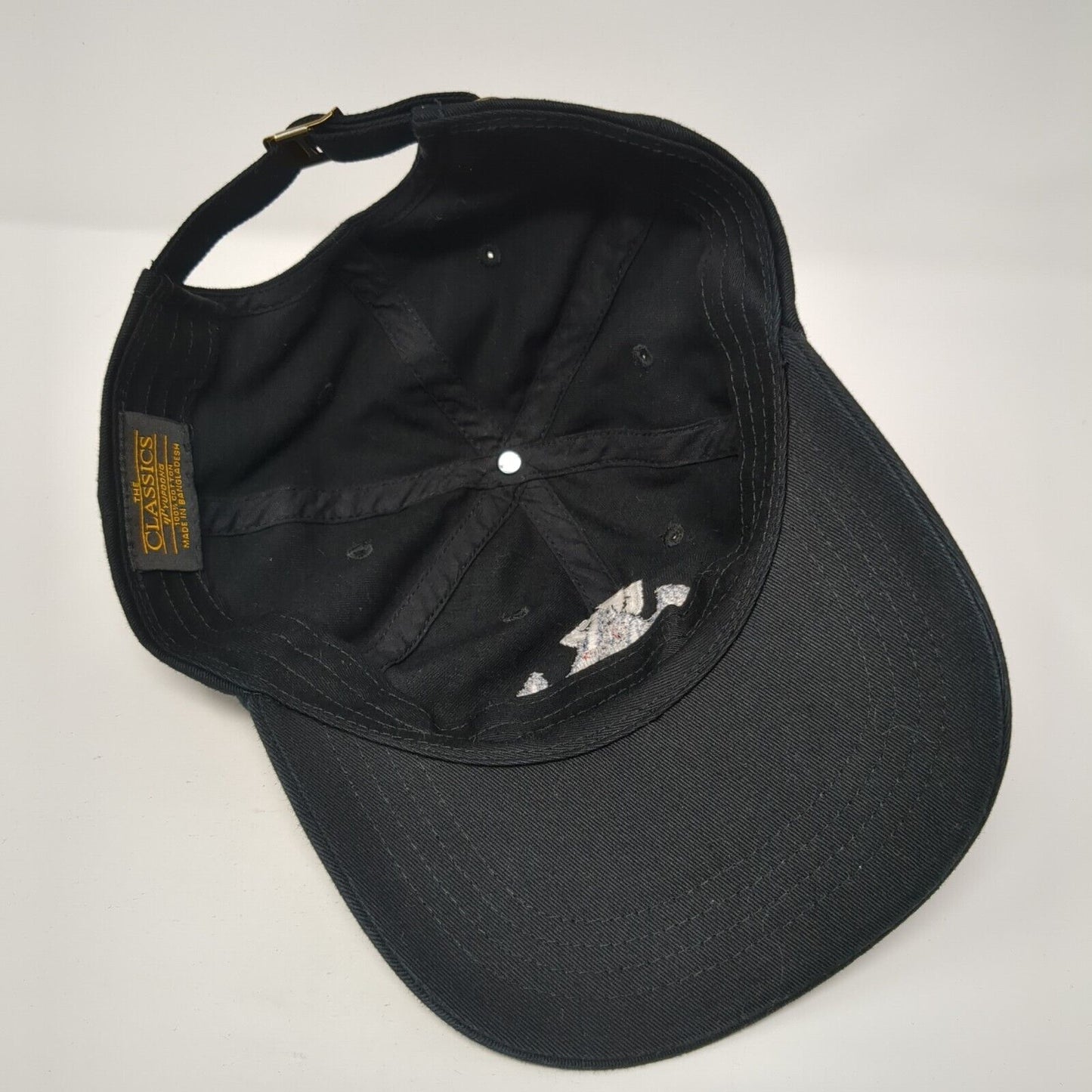 Idaho Gun School Slideback Hat Black OS Adjustable Embroidered Classics Yupoong