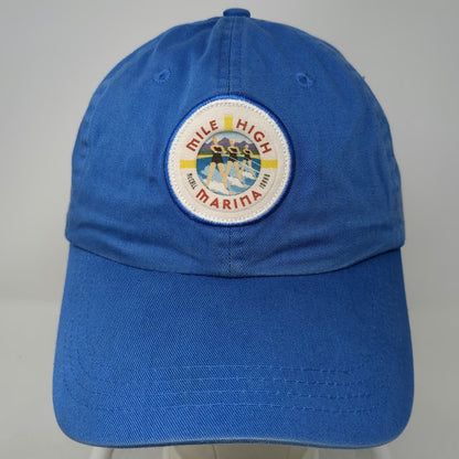Ahead Baseball Cap Blue One Size Mile High Marina McCall Idaho Cotton Patch Hat