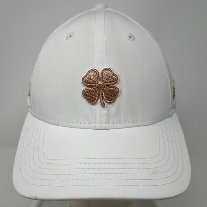 Black Clover Baseball Cap White OSFM Live Lucky Journeys Mountain Slideback Hat