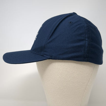 Flexfit AFTCO Sport Fishing Magazine Hat Blue One Size Baseball Cap Embroidered