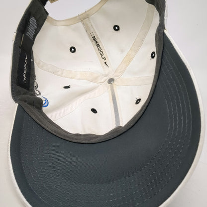 Nike Baseball Cap White One Size SAS Logo Contrast Stitching Polyester Golf Hat