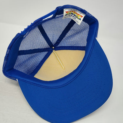 Civic Caps Trucker Hat Blue One Size Guerdon Industries Inc Mesh Back Snapback