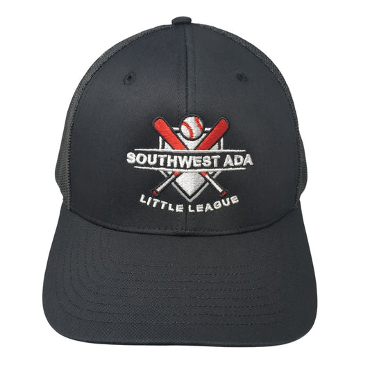 Southwest Ada Little League Snapback Trucker Hat Black One Size Mesh Back
