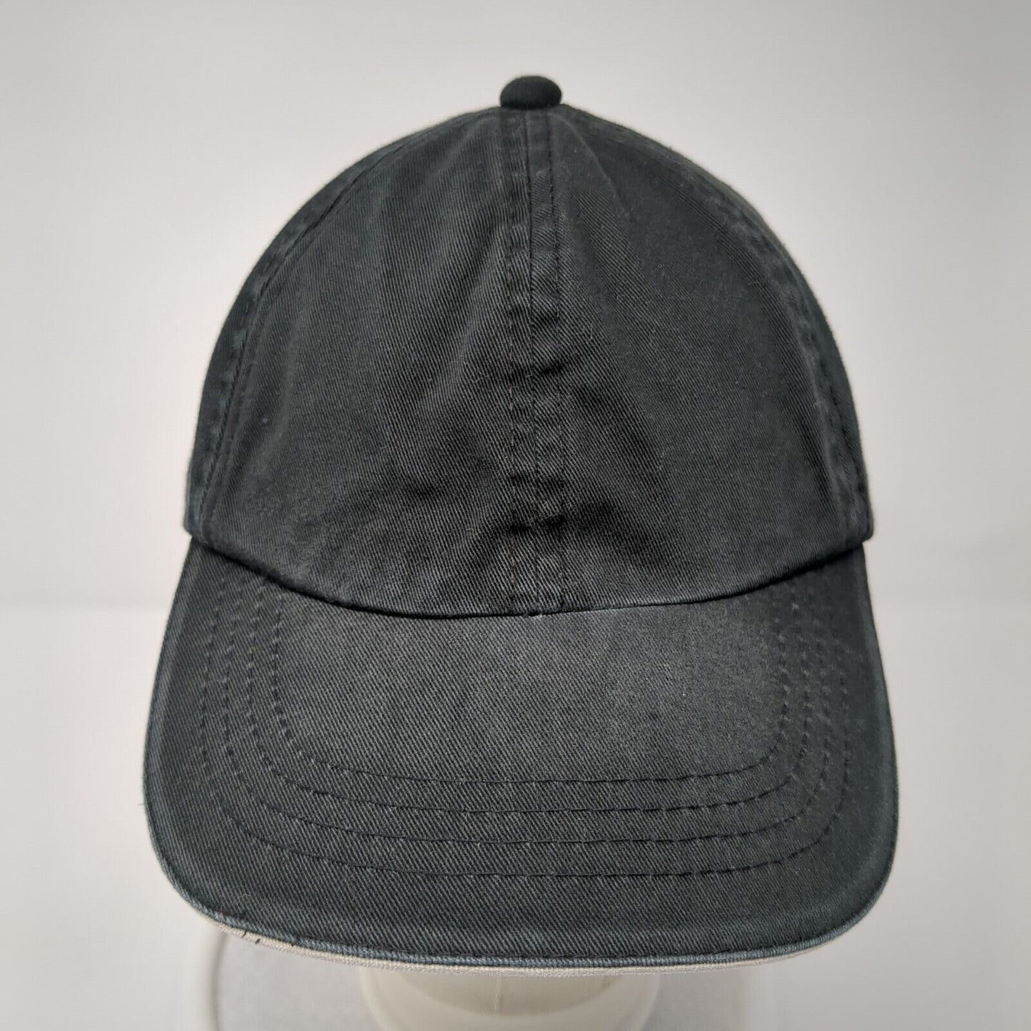 Dorfman Pacific Headwear Strapback Hat Black One Size Adjustable Blank