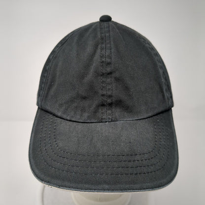 Dorfman Pacific Headwear Strapback Hat Black One Size Adjustable Blank
