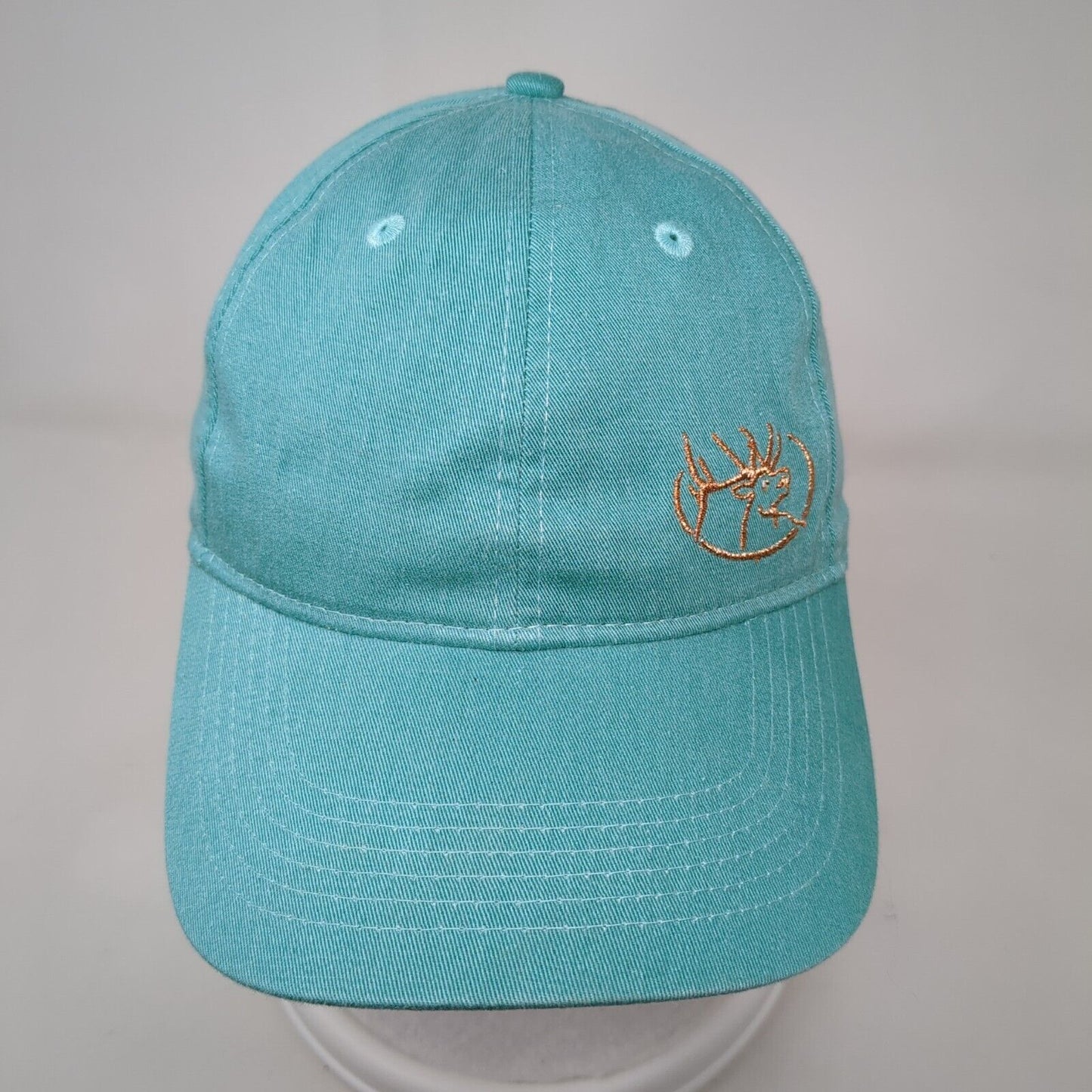 RMEF Women's Strapback Hat Green One Size Embroidered Outdoor Cap