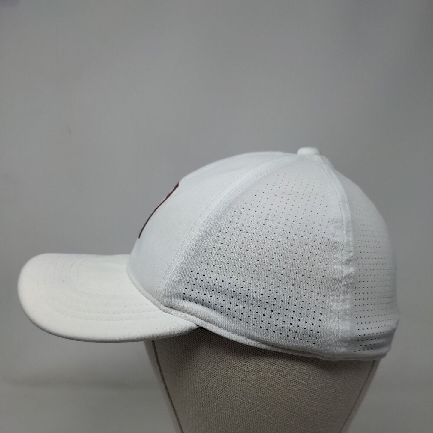 Tiger Woods Nike Fitted Hat White Small/Medium Dri Fit ADV Legacy 91