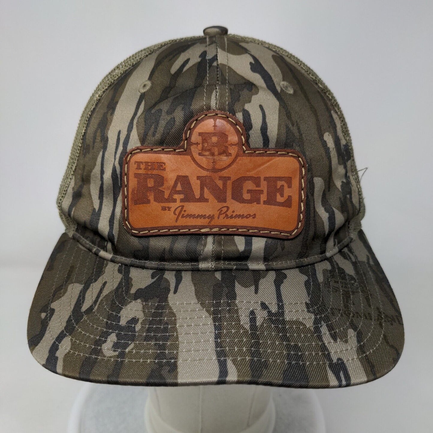 The Range Jimmy Primos Snapback Trucker Hat Camouflage OS Mesh Back Richardson