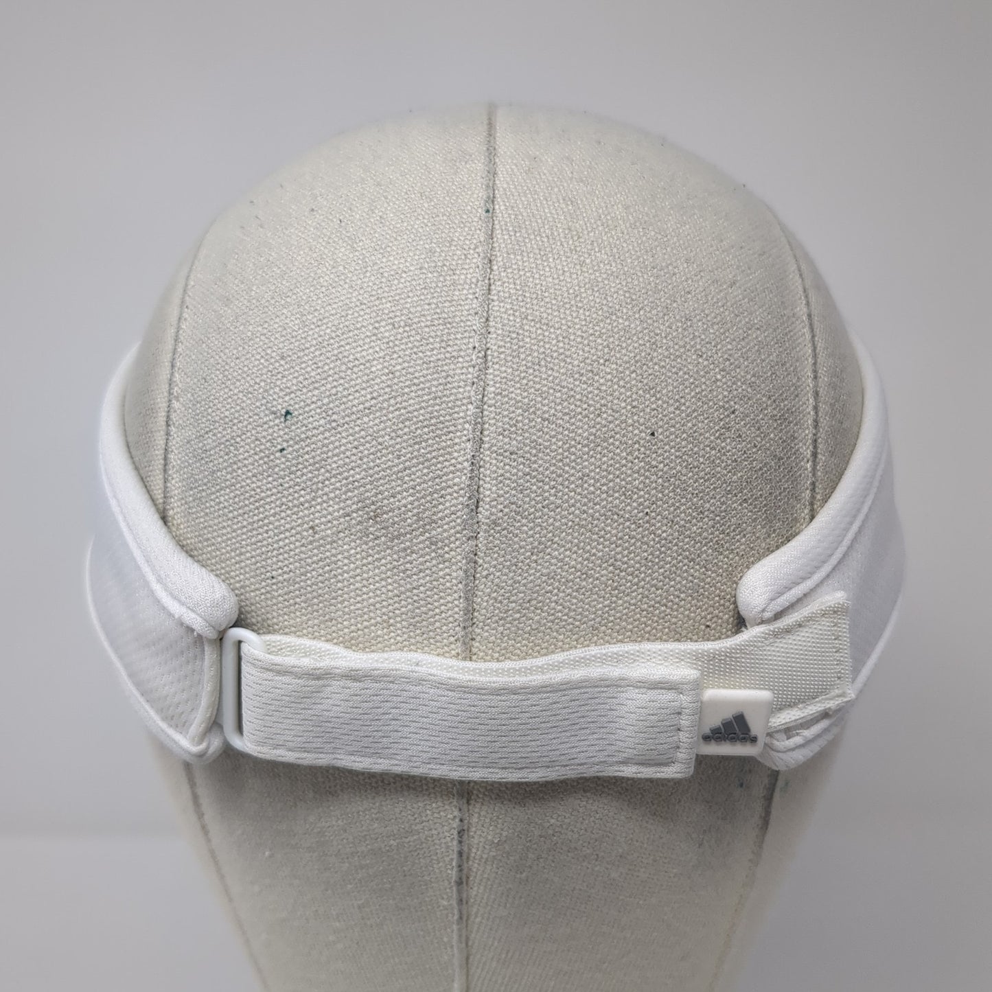 Adidas Climalite Sun Visor Hat White One Size Adjustable Strap Lightweight