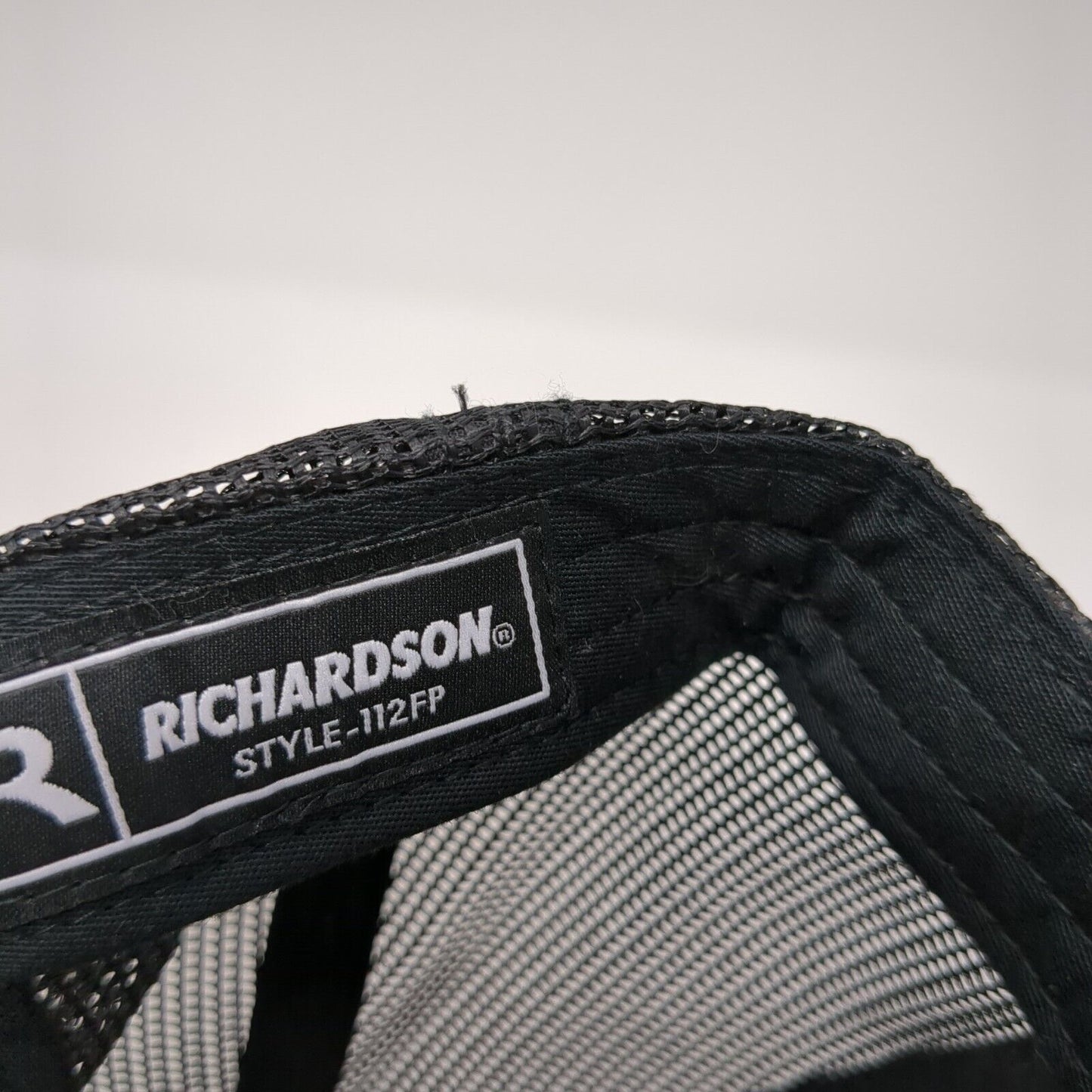 RMI Snapback Mesh Back Trucker Hat Gray One Size Embroidered Richardson