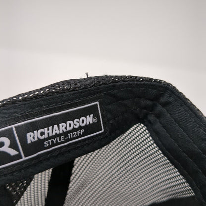 RMI Snapback Mesh Back Trucker Hat Gray One Size Embroidered Richardson