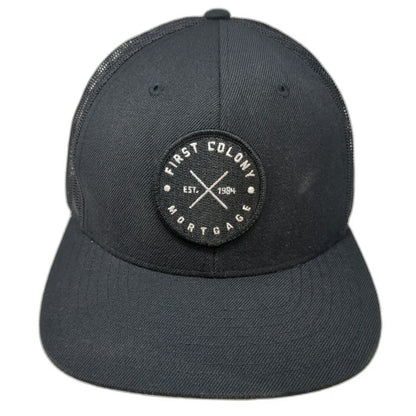 Richardson Trucker Hat Black One Size First Colony Mortgage Mesh Snapback 511