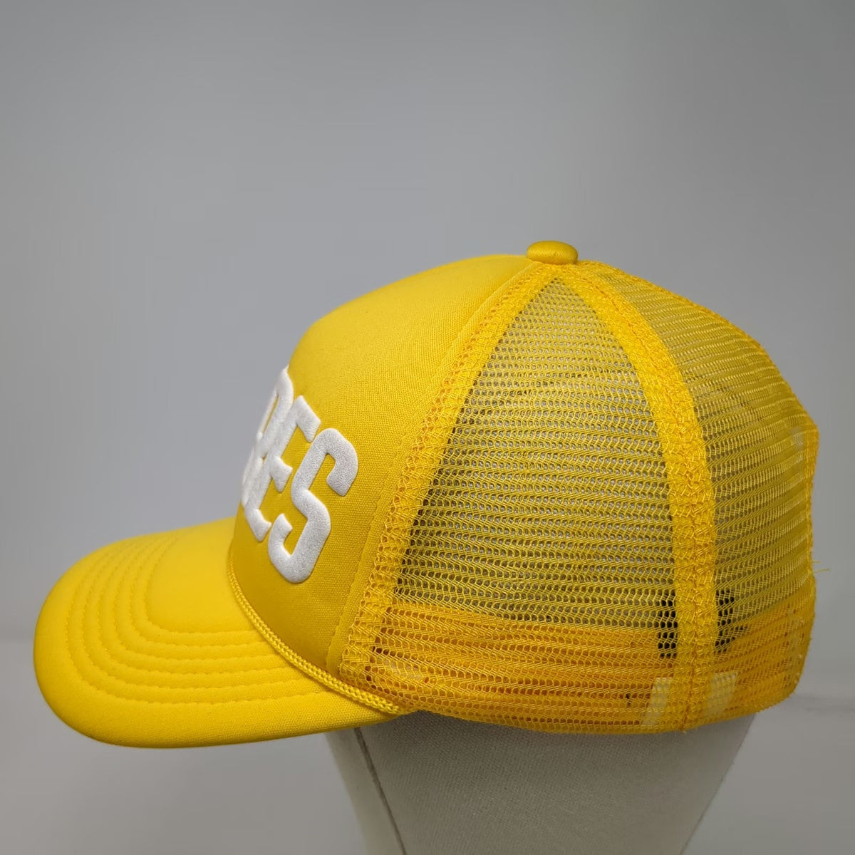 San Diego Padres MLB Melonwear Yellow Trucker Hat One Size Sycuan Patch Rope 3D