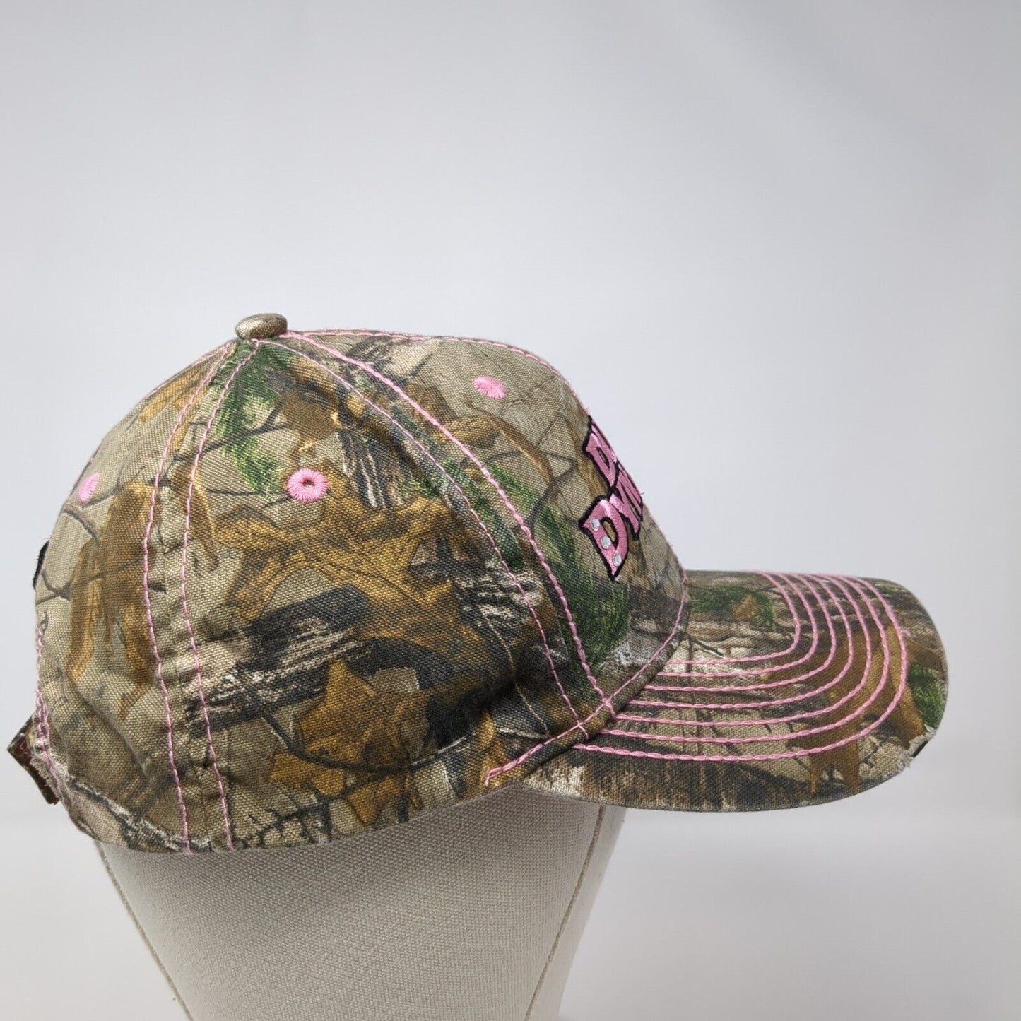 Duck Dynasty Strapback Hat Camouflage OS Adjustable Distressed Paramount Outdoor