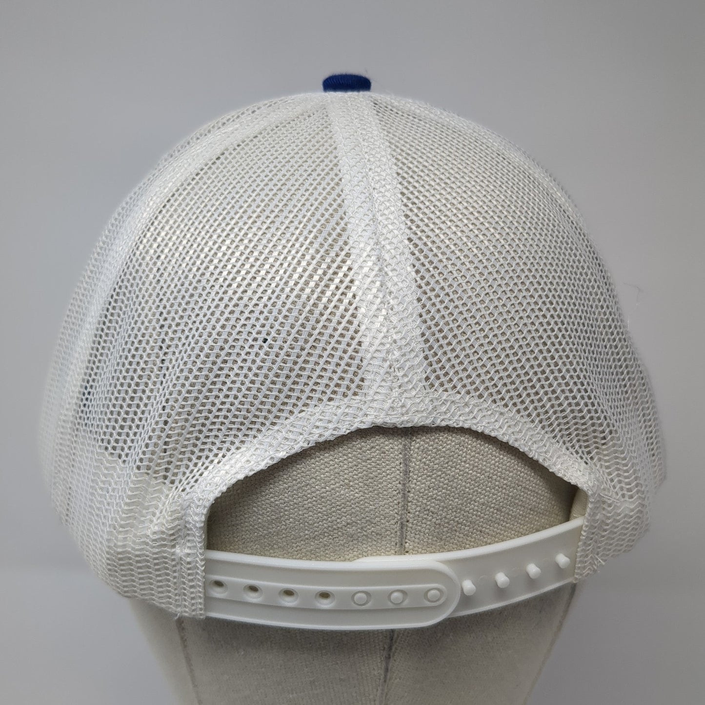 Scoular Snapback Mesh Back Trucker Hat Blue One Size Port Authority