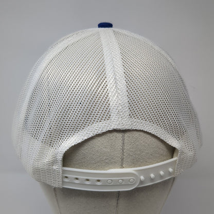 Scoular Snapback Mesh Back Trucker Hat Blue One Size Port Authority