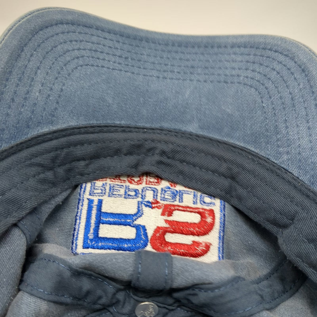 Otto Baseball Cap Blue One Size Republic Storage Patch Slideback Cotton Hat