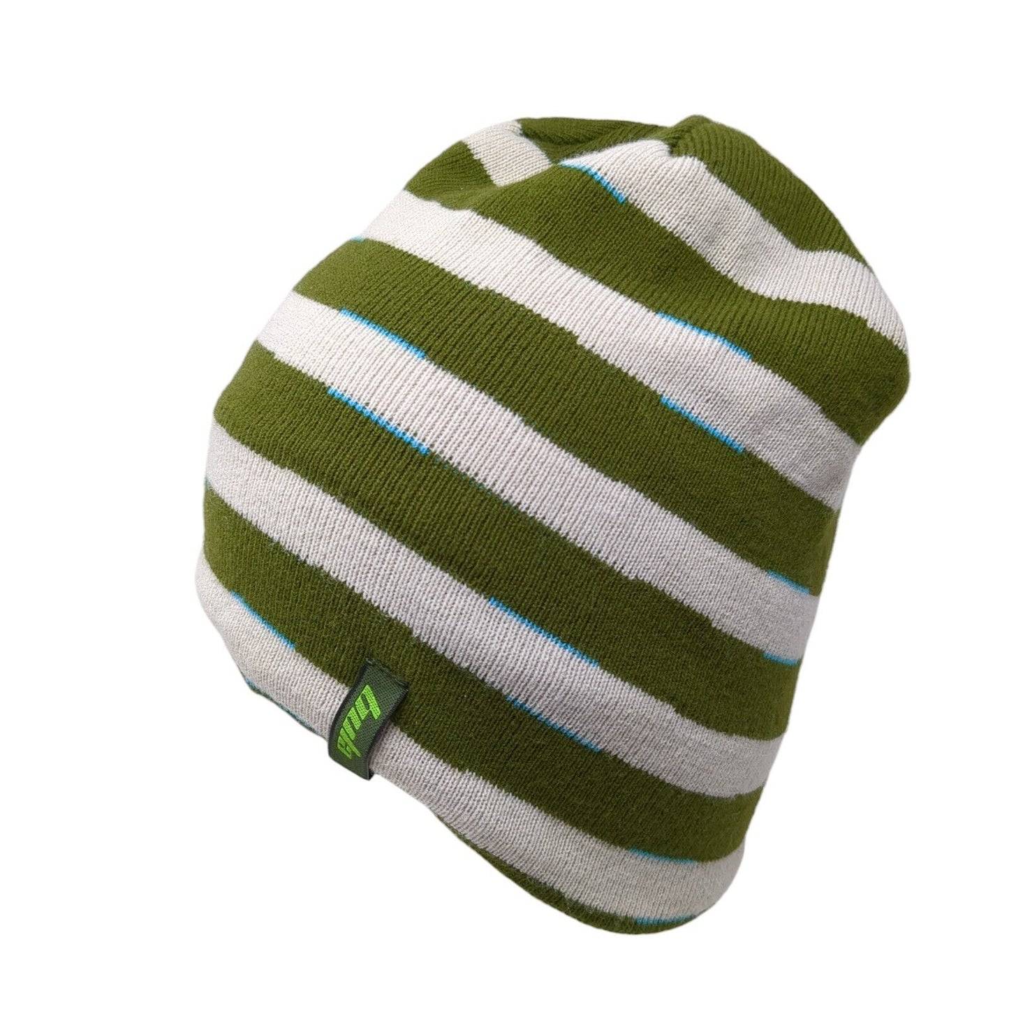 Bula Knit Beanie Hat Multicolor One Size Striped Acrylic Stretch