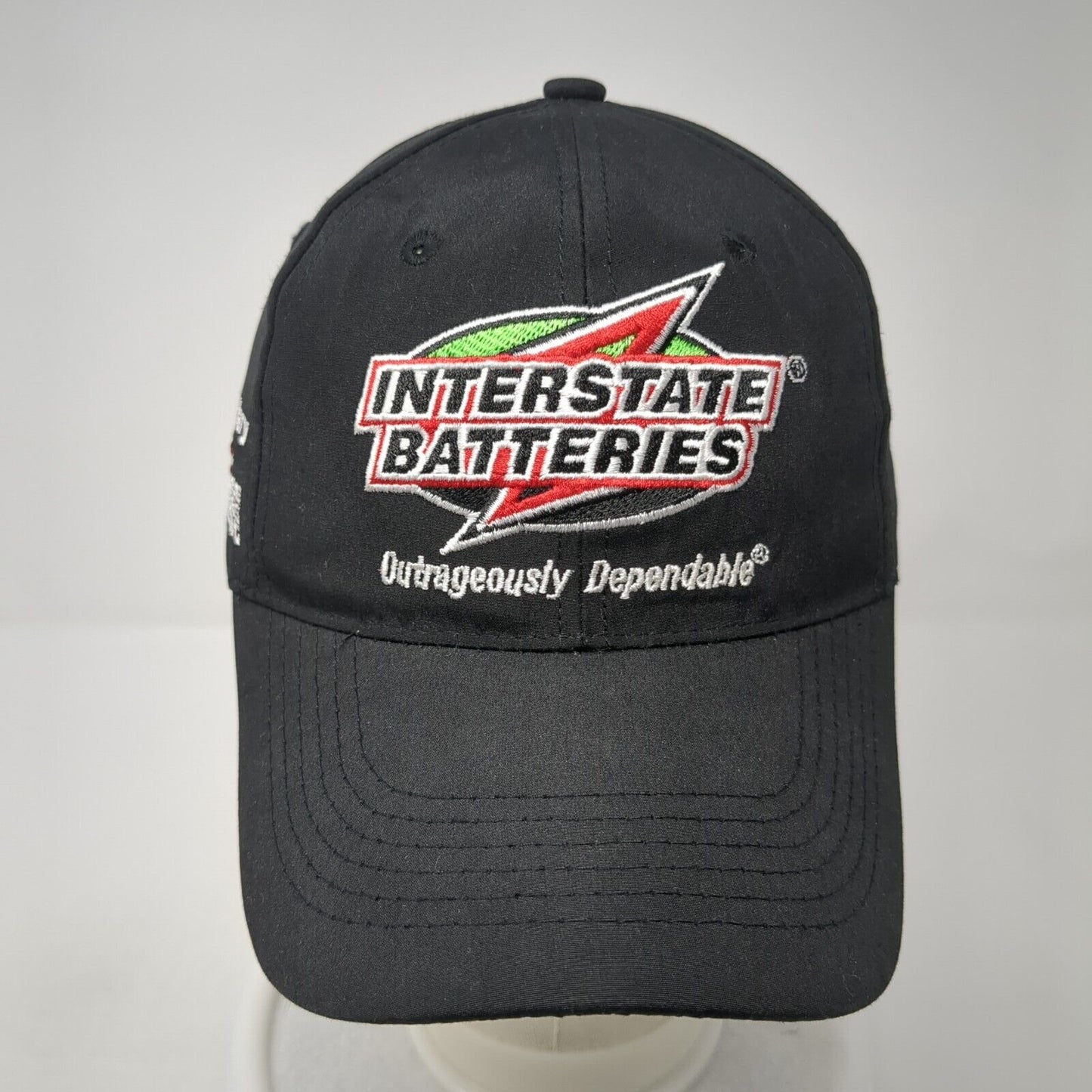 Interstate Batteries Strapback Hat Black One Size Adjustable 6 Panel
