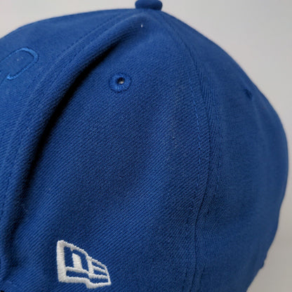 New Era Men's Fitted Hat Blue Size 7 3/4 Embroidered Indianapolis Colts Logo