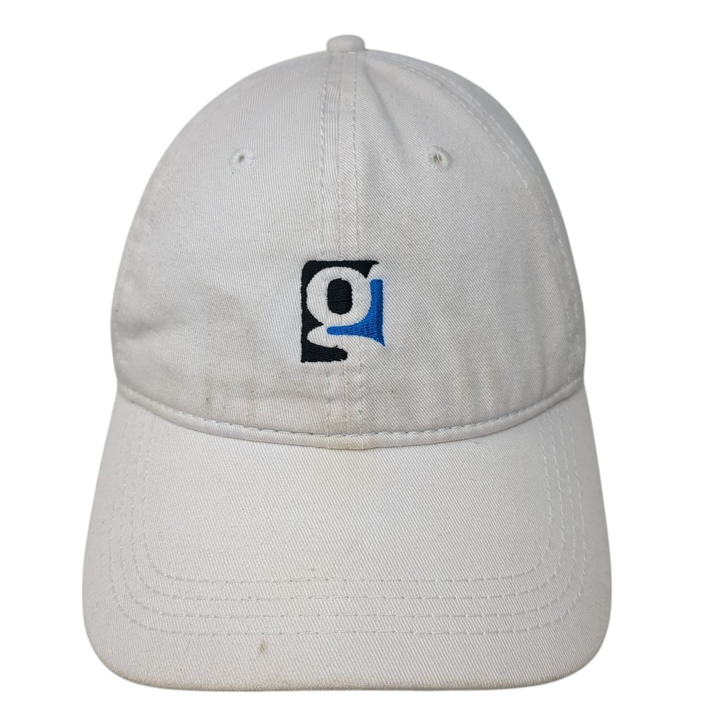 George Slideback Baseball Cap White One Size Adjustable Embroidered Cap America