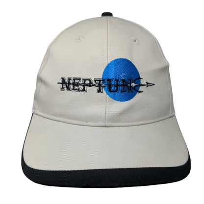 Neptune Strapback Hat Cream OSFA Embroidered Adjustable 6 Panel Kati