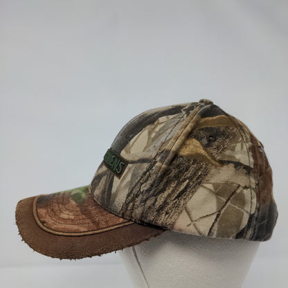 Lumbermens Slideback Hat Camouflage OSFA Adjustable Embroidered 6 Panel