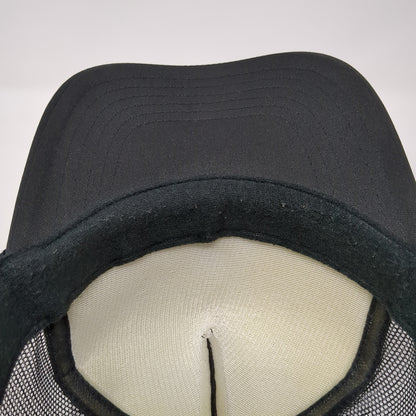 Elysian Snapback Trucker Hat Black One Size Adjustable Mesh Back Rope Otto