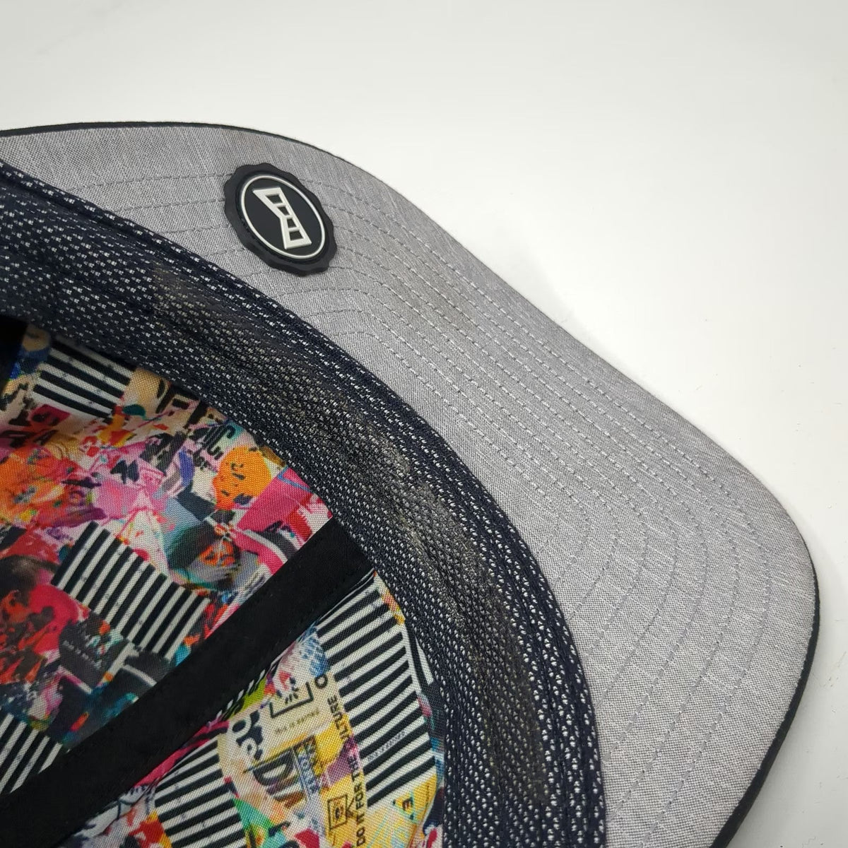 Melin Baseball Cap Black XL Perforated Graphic Lining Hydro Tech Stretch Hat