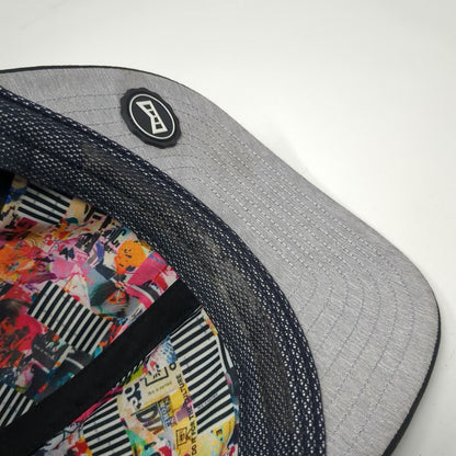 Melin Baseball Cap Black XL Perforated Graphic Lining Hydro Tech Stretch Hat