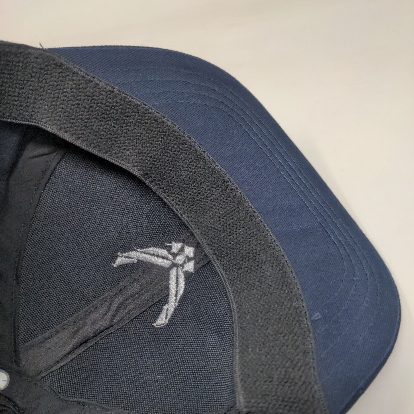 Air National Guard Fitted Hat Blue One Size Embroidered Solid 6 Panel