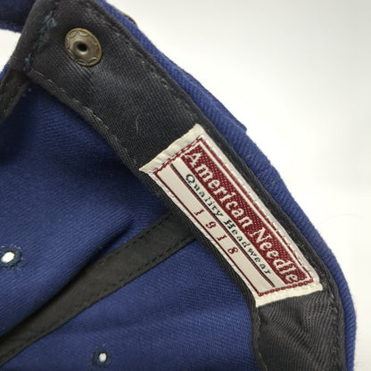 Machinists Slideback Hat Blue One Size Adjustable Embroidered American Needle