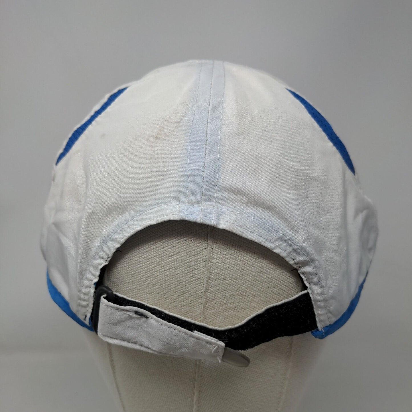 OpsTechPro Strapback Hat White OSFM Embroidered Mesh Trim Hit Wear
