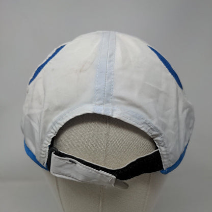 OpsTechPro Strapback Hat White OSFM Embroidered Mesh Trim Hit Wear