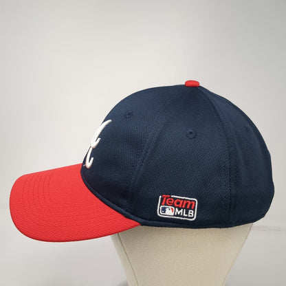 OC Sports Atlanta Braves MLB Baseball Cap Blue Red White One Size Mesh Hat