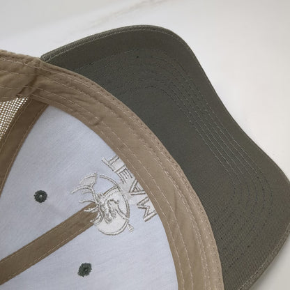 Outdoor Cap Trucker Hat Gray One Size Team Elk RMEF Mesh Snapback Hunting Logo