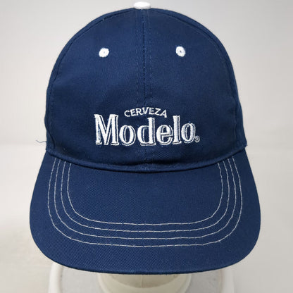 BDA Baseball Cap Blue One Size Cerveza Modelo Embroidery Cotton Hat Strapback