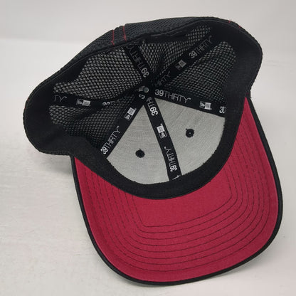 New Era USC Trojans NCAA Cap Black M 39THIRTY Mesh Stretch Stitching Logo Hat