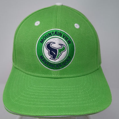 Buck's Bags Mountain View Mavericks Golf Patch Green Baseball Cap One Size Hat