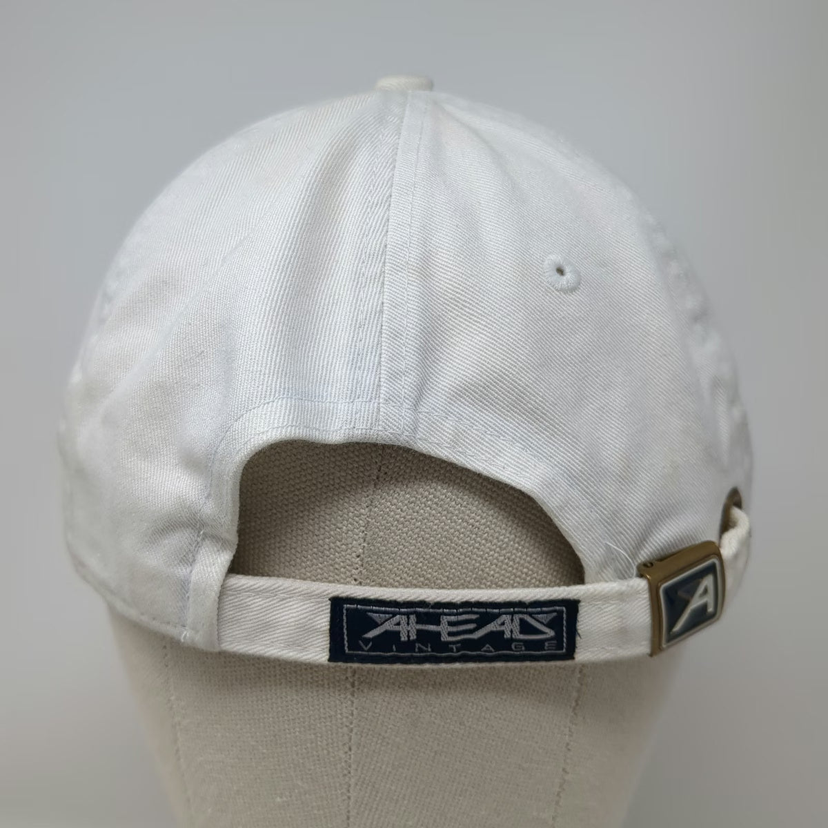 Ahead Baseball Cap White One Size The Thirsty Whale New Bedford MA Slideback Hat