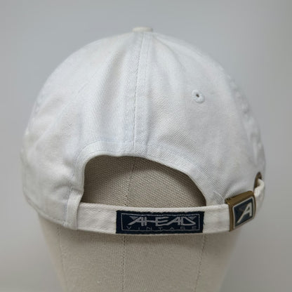 Ahead Baseball Cap White One Size The Thirsty Whale New Bedford MA Slideback Hat