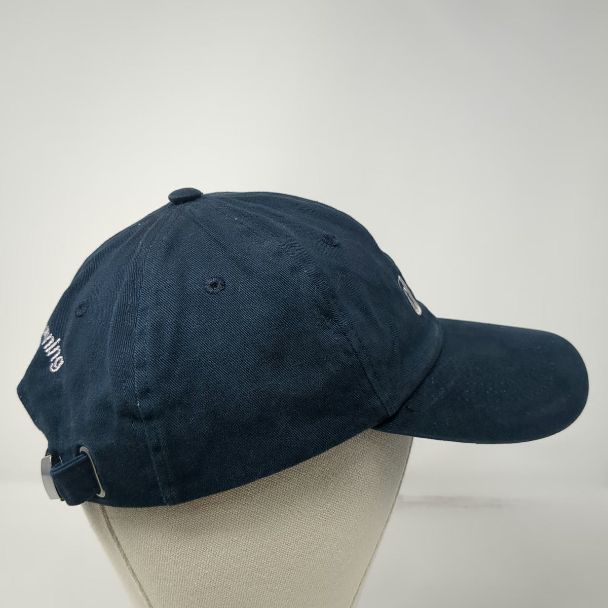 Asics Baseball Cap Blue One Size Slideback Bandanna Running Embroidered Hat