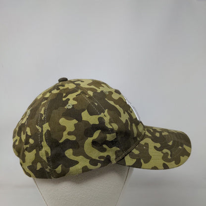 New York Yankees Camo Snapback Hat Green Embroidered Logo Adjustable