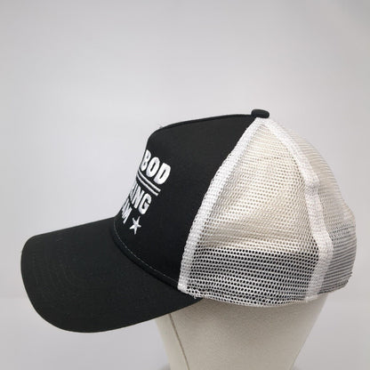 Dad Bod Drinking Team Snapback Trucker Hat Black One Size New Era