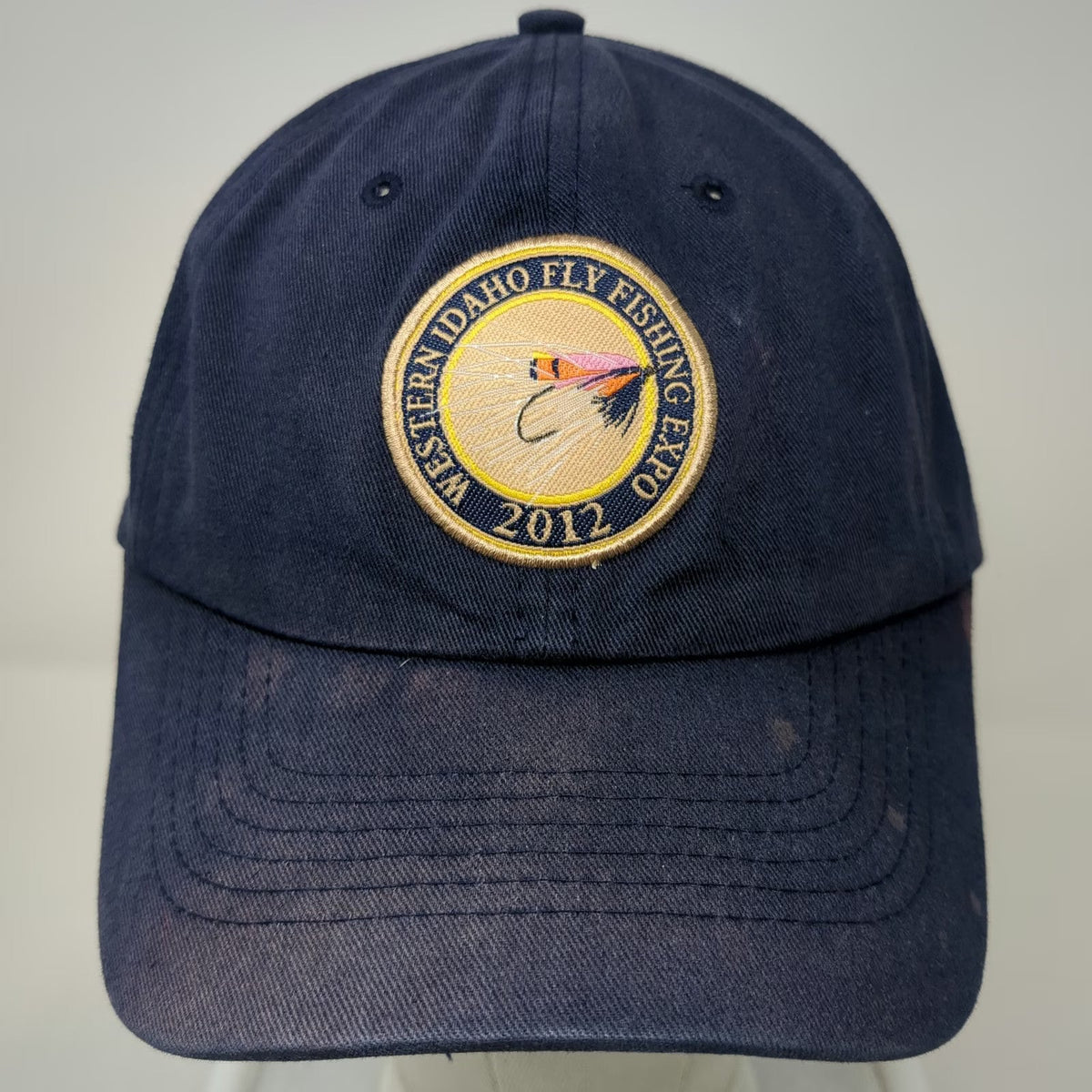 Buck's Bags Baseball Cap Blue One Size Western Idaho Fly Fishing Expo 2012 Hat